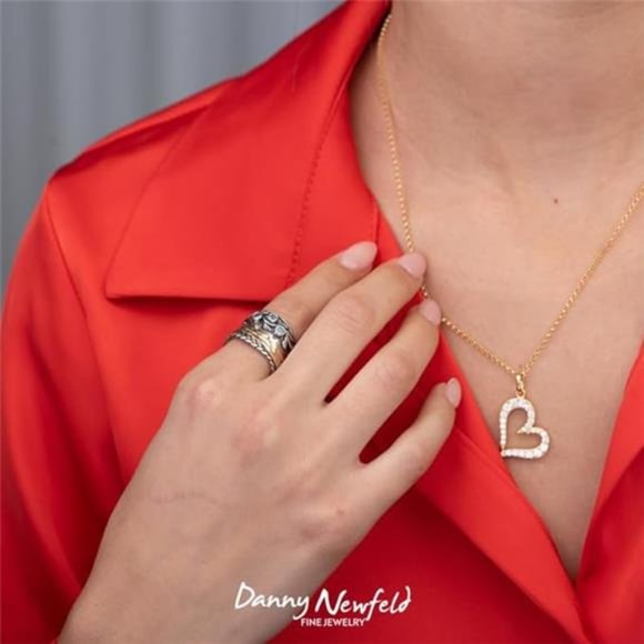 925 Sterling Silver Spinner Rings for Women With Natural Gemstones - Handcrafted - Picture 2 of 7